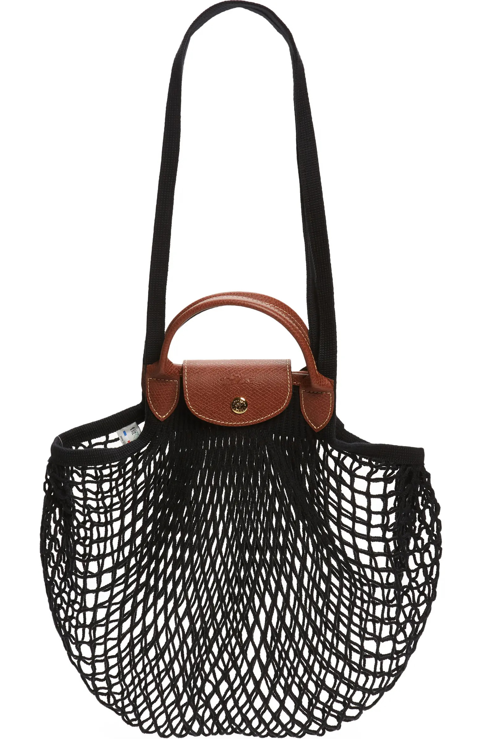 Longchamp Le Pliage Filet Knit Shoulder Bag | Nordstrom | Nordstrom