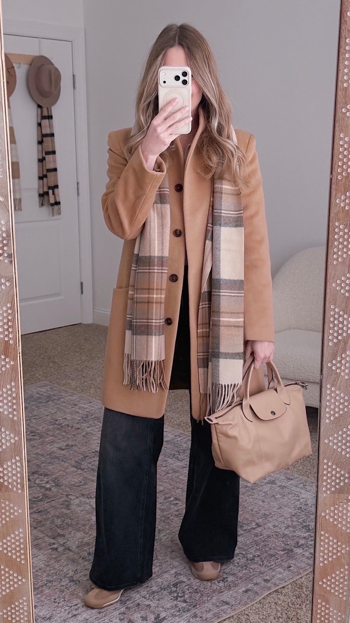 Wearing XS and I’m just shy of 5’4”. 
In NYC- your jacket IS your outfit and this one might be my favorite yet! SO soft, not itchy and as luxe as can be. It’s actually warm which is nonnegotiable in the city! I got it in two colors it’s that good! Perfect for layering with a scarf too! 

#LTKHoliday #LTKgrwm #LTKOver40