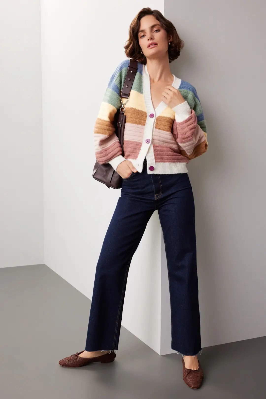 Stripe Cardigan Sweater | Rent the Runway