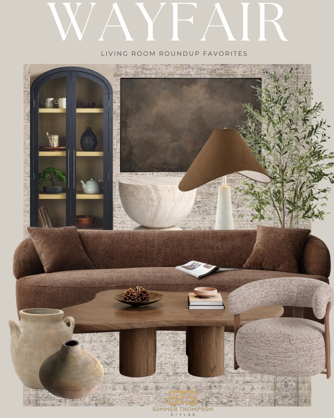 Warm neutrals + timeless textures 🤎
This week’s Wayfair roundup is all about earthy tones, cozy fabrics, and sculptural details that make any living room feel elevated yet inviting.

#WayfairFinds #WayfairHome #NeutralHomeDecor #LivingRoomInspo #ModernHomeStyle #CozyInteriors #HomeDesignIdeas #InteriorDesignInspo #LTKHome #WayfairStyle

#LTKStyleTip #LTKHome