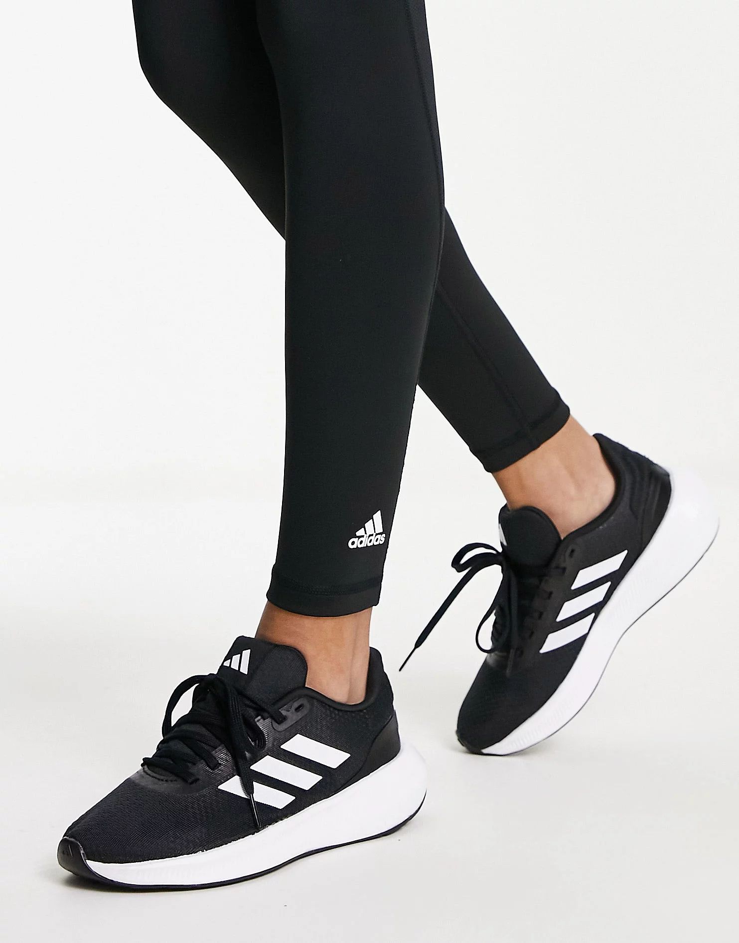 adidas - Hardlopen - Runfalcon 3.0 - Hardloopschoenen in zwart en grijs | ASOS (Global)