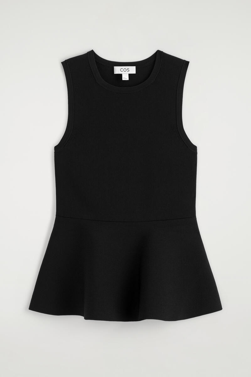 Knitted Peplum Top | COS (US)