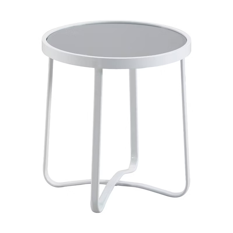 Mirabelle Outdoor Side Table - White - Adore Decor | Target