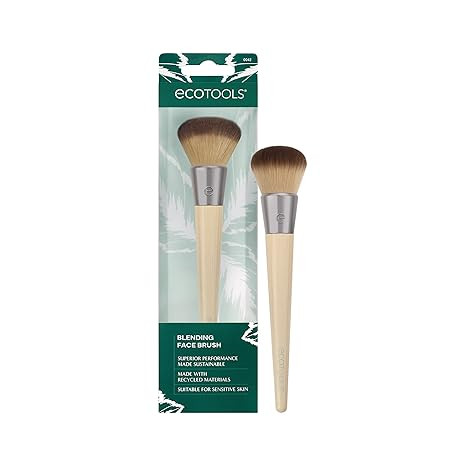 EcoTools Blending Face Makeup Brush, For Liquid & Cream Foundation, Bronzer, & Blush, Multipurpos... | Amazon (US)