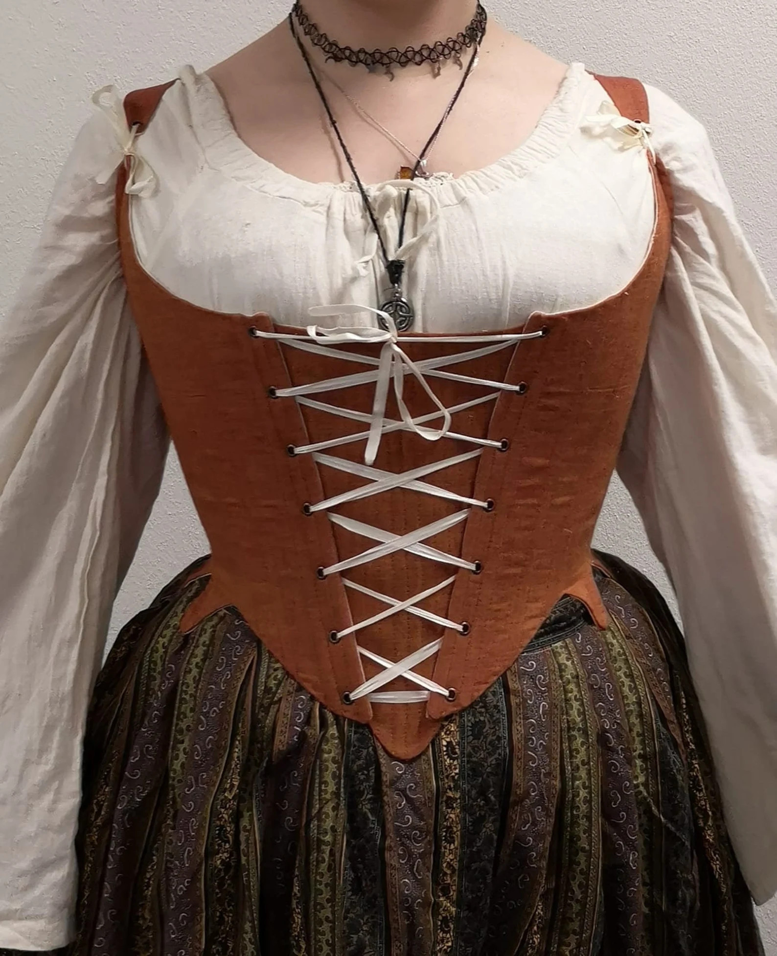 18th century ,Overbust Historybounding corset/Cottagecore with straps | Etsy (UK)