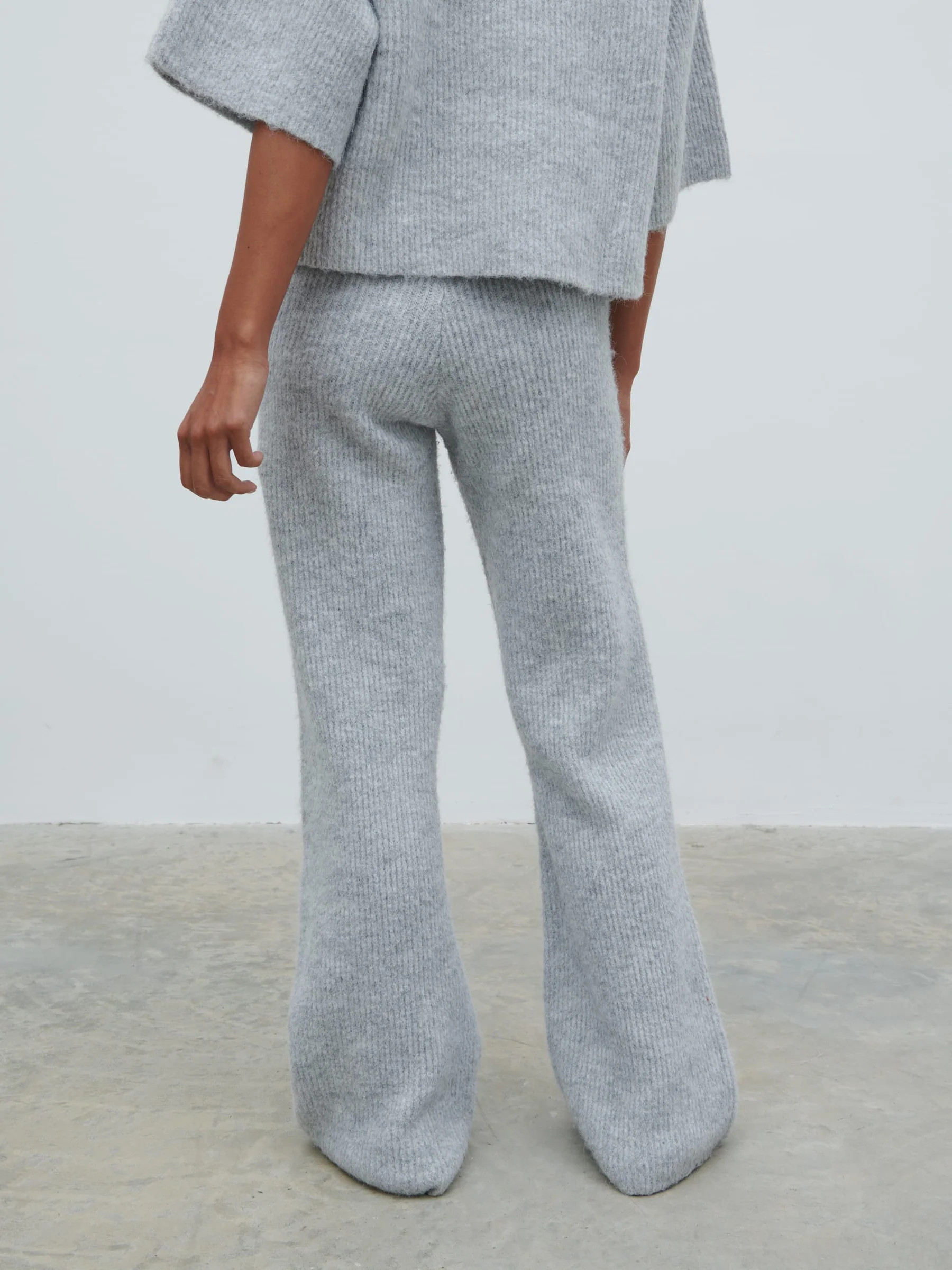 Ovalie Rib Knit Trousers | Pretty Lavish (UK)