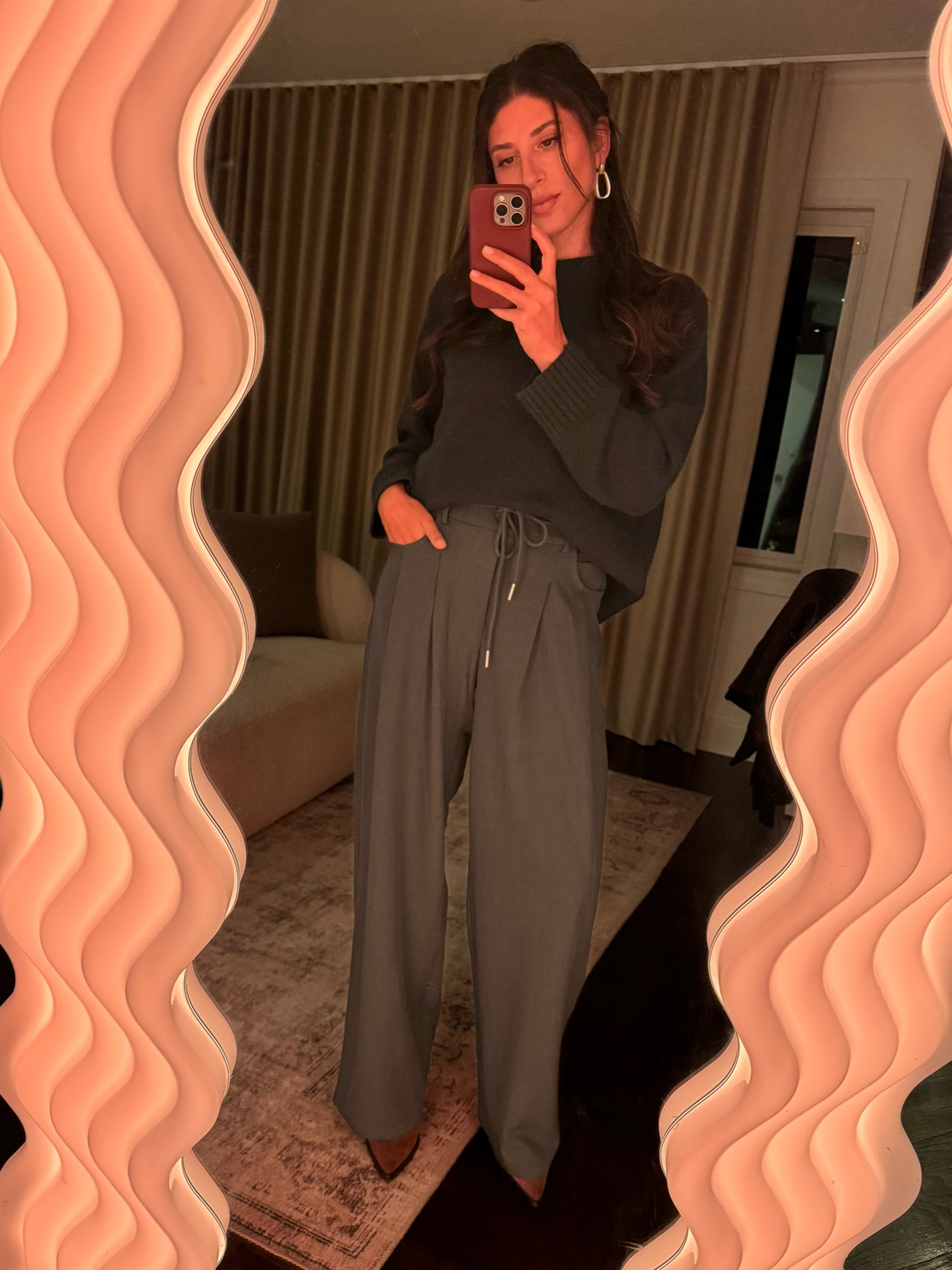 Navy monochromatic outfit. Warm and super comfortable. Size down in the pants  

#LTKSeasonal #LTKStyleTip #LTKFindsUnder100