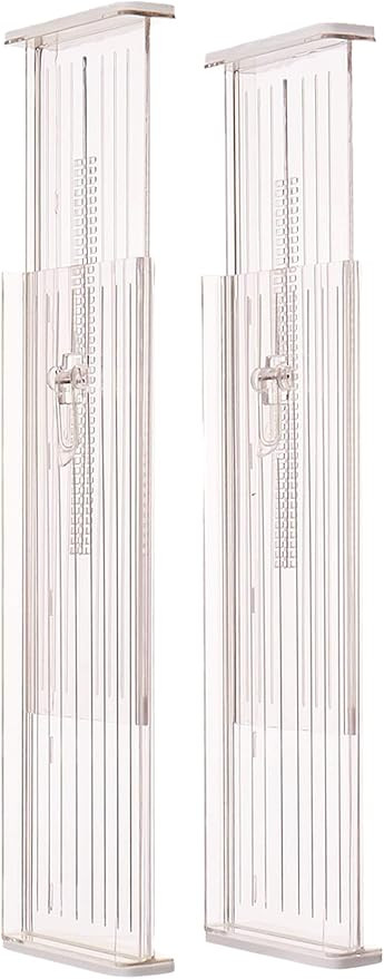 iDesign Plastic Adjustable Deep Drawer Divider, Kitchen, Dresser, Desk, Bathroom and More, The Li... | Amazon (US)