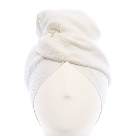 Aquis Original Microfiber Hair Towel, White | Walmart (US)