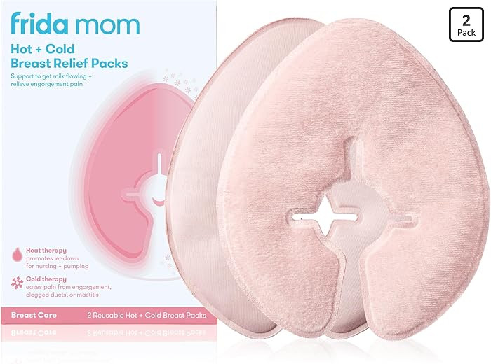Frida Mom Breast Therapy Packs, Breast Pads, Cold & Hot Pack for Pain Relief, Breastfeeding Essen... | Amazon (US)