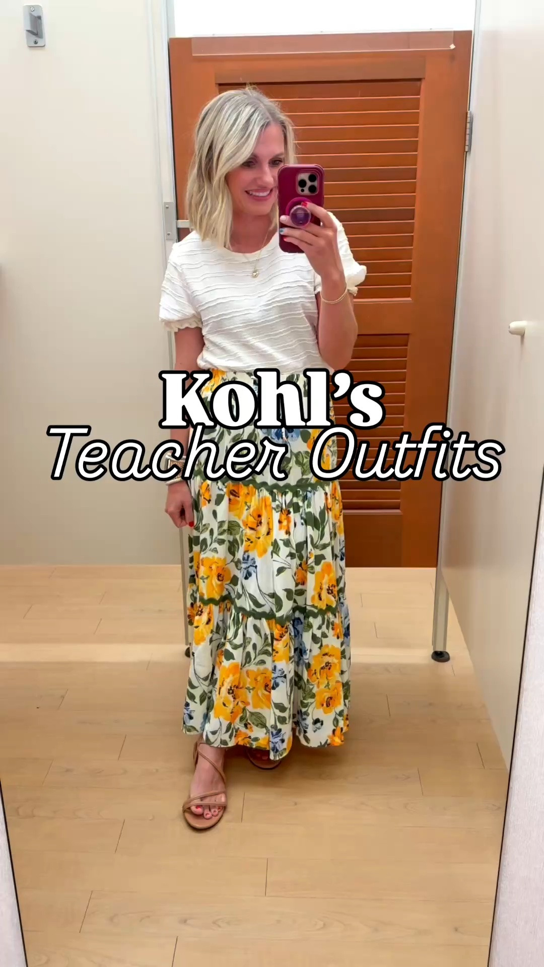 I recently went shopping at @kohls and I tried on some super cute teacher outfits! These are perfect to wear as you head back to school. #kohlspartner #kohls
Sizing details: top- medium || skirt- xs || floral pants- xs || red top- small || jeans- 2 || white pants- 0

#LTKWorkwear #LTKPetite #LTKOver40