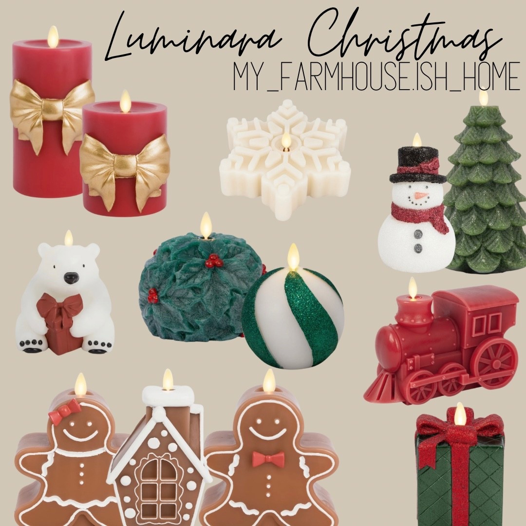 Luminara Christmas Candle Collection 2025

#LTKGiftGuide #LTKSeasonal #LTKHoliday