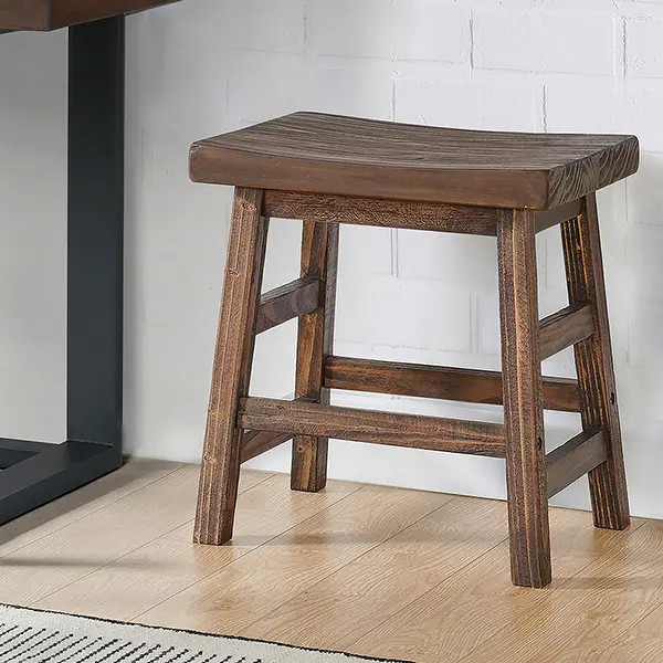Carbon Loft Lawrence Reclaimed Wood Dining Stool - On Sale - Overstock - 20306613 | Bed Bath & Beyond