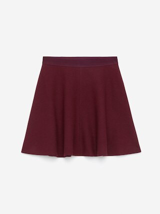 Doublé Wool-Blend Skirt | Arket UK