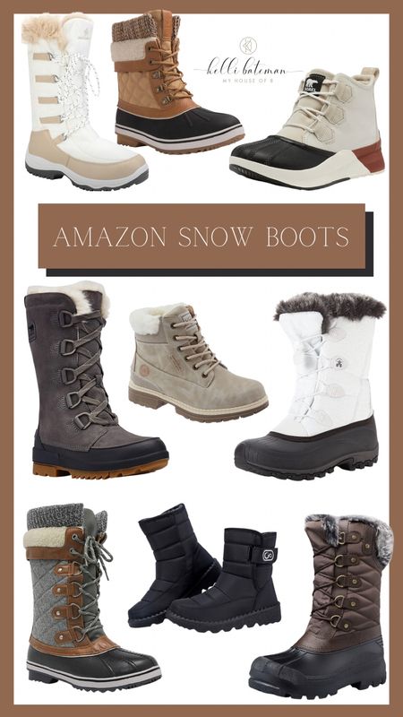 Amazon Snow Boots 

#LTKSeasonal #LTKHoliday #LTKshoecrush