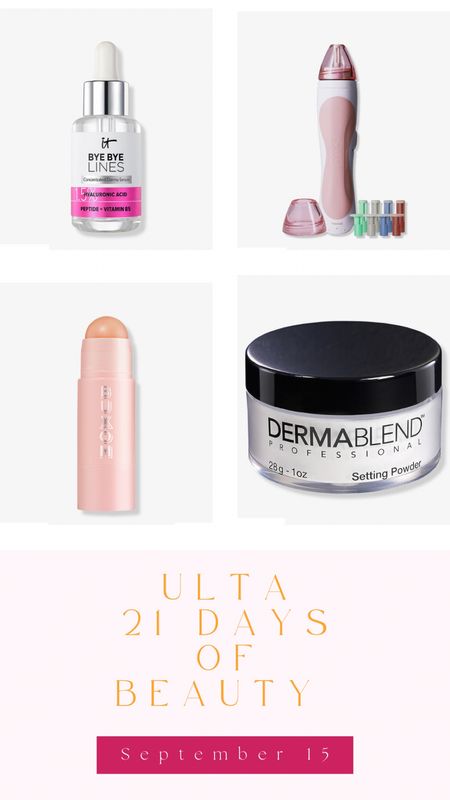 21 Days of Ulta Beauty deals! 
September 15💄 #ulta #beauty #skincare #sale #makeup #beautysteals #ultabeauty 

#LTKsalealert #LTKSale #LTKbeauty