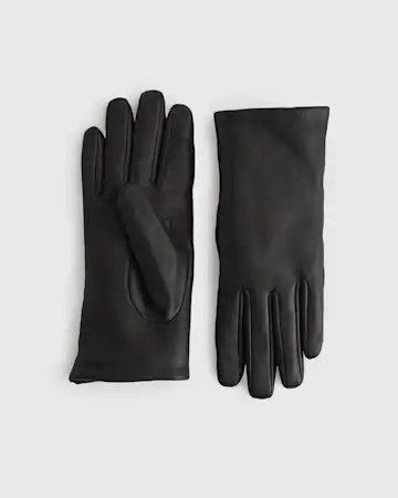 Cashmere Lined Leather Gloves | Quince