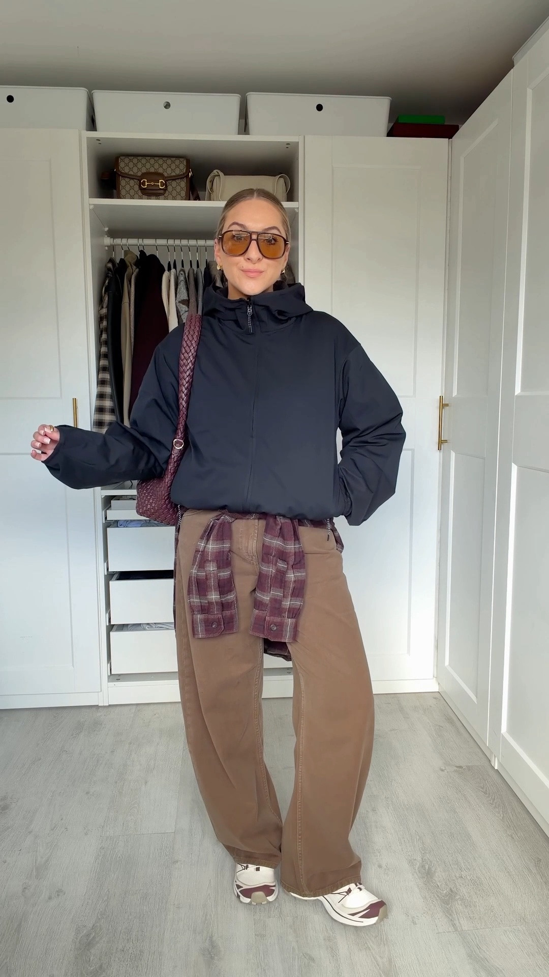 Cold, rainy day outfit @UNIQLO 
Jacket: M
Jeans: 25w 29l 
Jumper: S
Shirt: S
