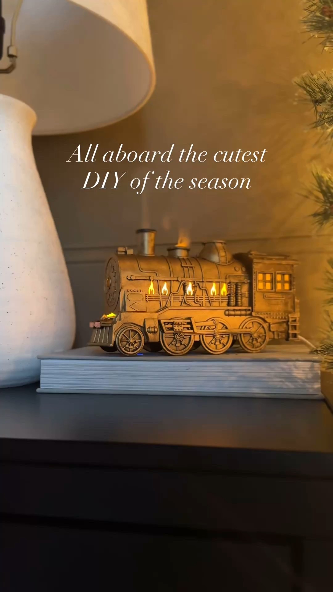 The polar express but make it a diffuser?! How stinkin cute is this train diffuser?! I love that I can diffuse my favorite Christmas scents and it doubles as decor! I used gold leaf rub n buff to make it blend in more with our decor! 

Thymes fraiser fir, Christmas decor, Christmas train, diffuser, Christmas DIY

#LTKSeasonal #LTKStyleTip #LTKHoliday
