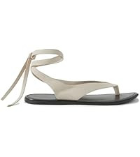 Ankle Strap Flat Sandals for Women Comfortable Lace Up T-Strap Slip on Flip Flops Flats Ladies Fa... | Amazon (US)