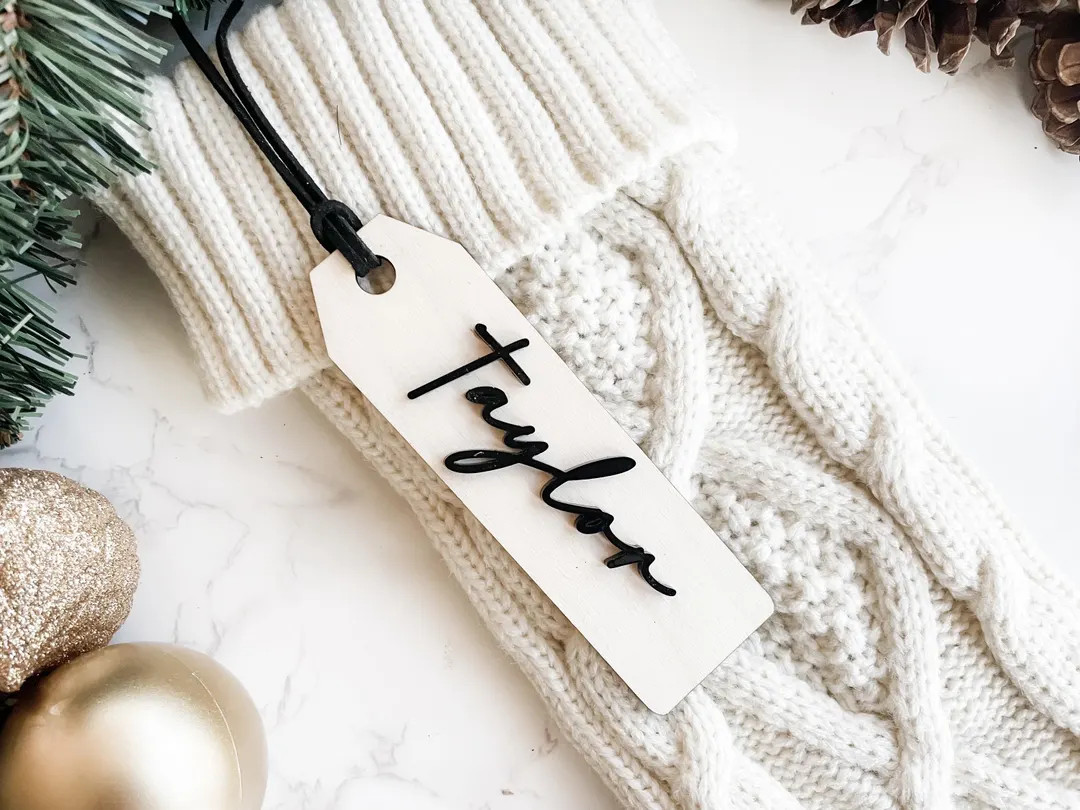 Stocking Name Tags, Personalized Stocking Tags, Christmas Stocking Tags, Personalized Gift Tags, ... | Etsy (US)