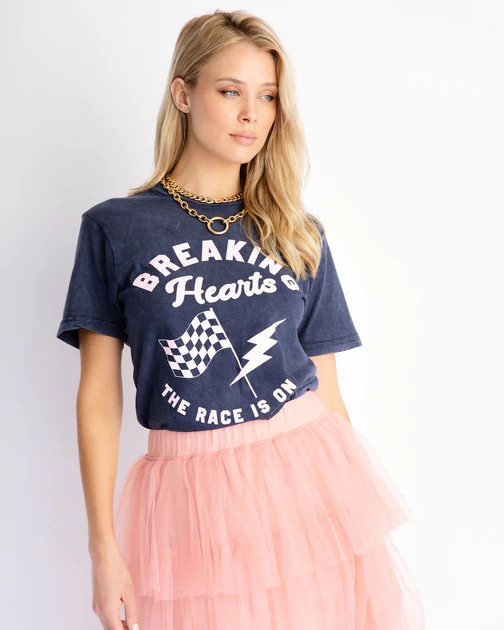 Breaking Hearts Cotton Tee | VICI