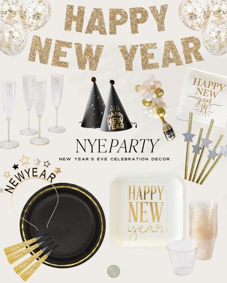 NYE Party Decor 🪩 

Nye, new years, New Year’s Eve, party decor, gold decor 

#LTKhome #LTKHoliday #LTKparties