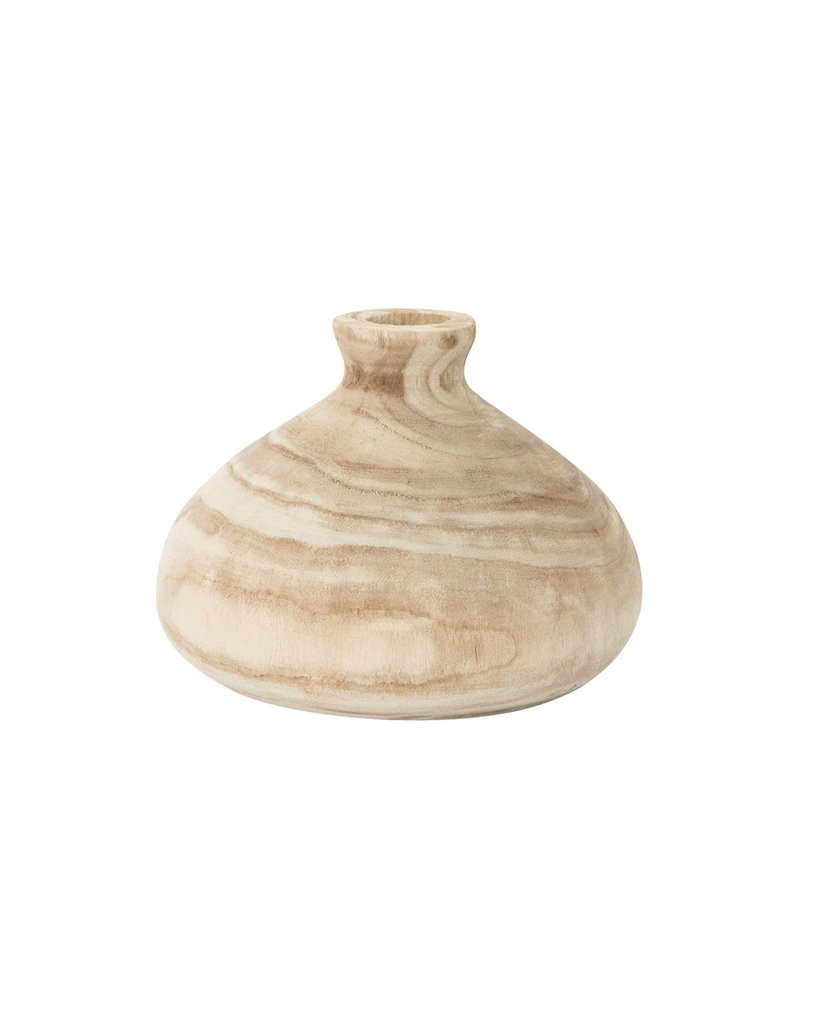 Round Wood Vase | McGee & Co.