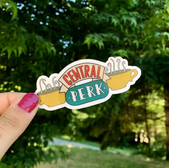 Central Perk Sticker  Waterproof Stickerfriends Sticker | Etsy | Etsy (US)