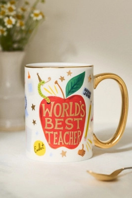 Rifle Paper Co. Teacher Mug | Anthropologie (US)