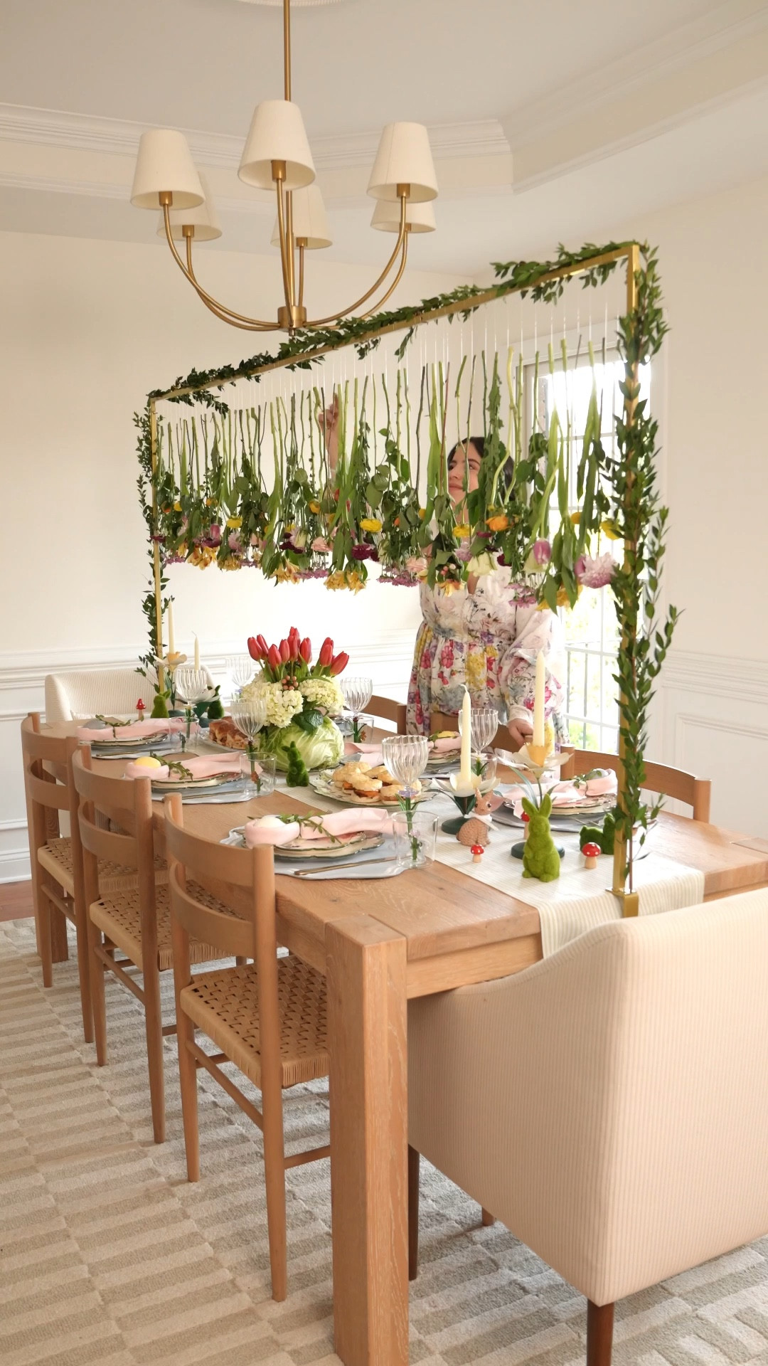 DIY Floating Flowers! Linked everything I used, including this versatile over the table rod and my Spring / Easter tablescape decor

#LTKFindsUnder100 #LTKParties #LTKSeasonal