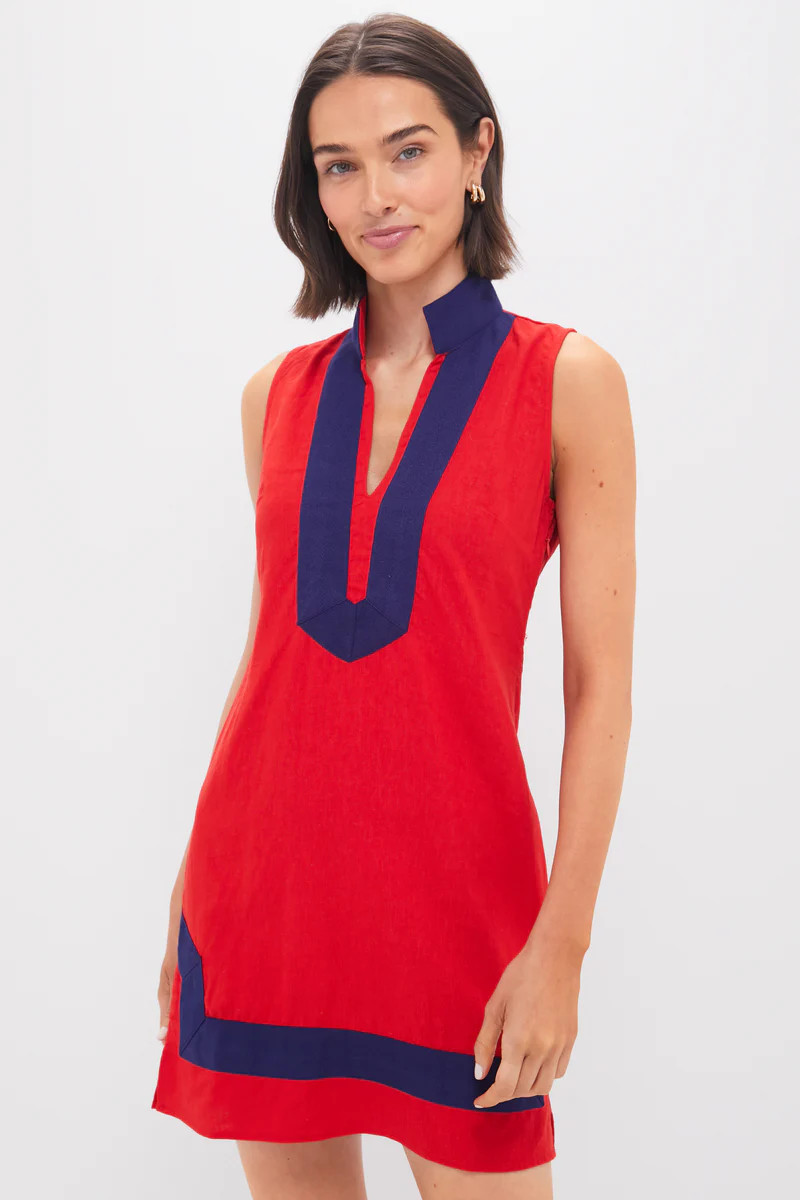 Fiery Red Sleeveless Classic Tunic | Tuckernuck (US)