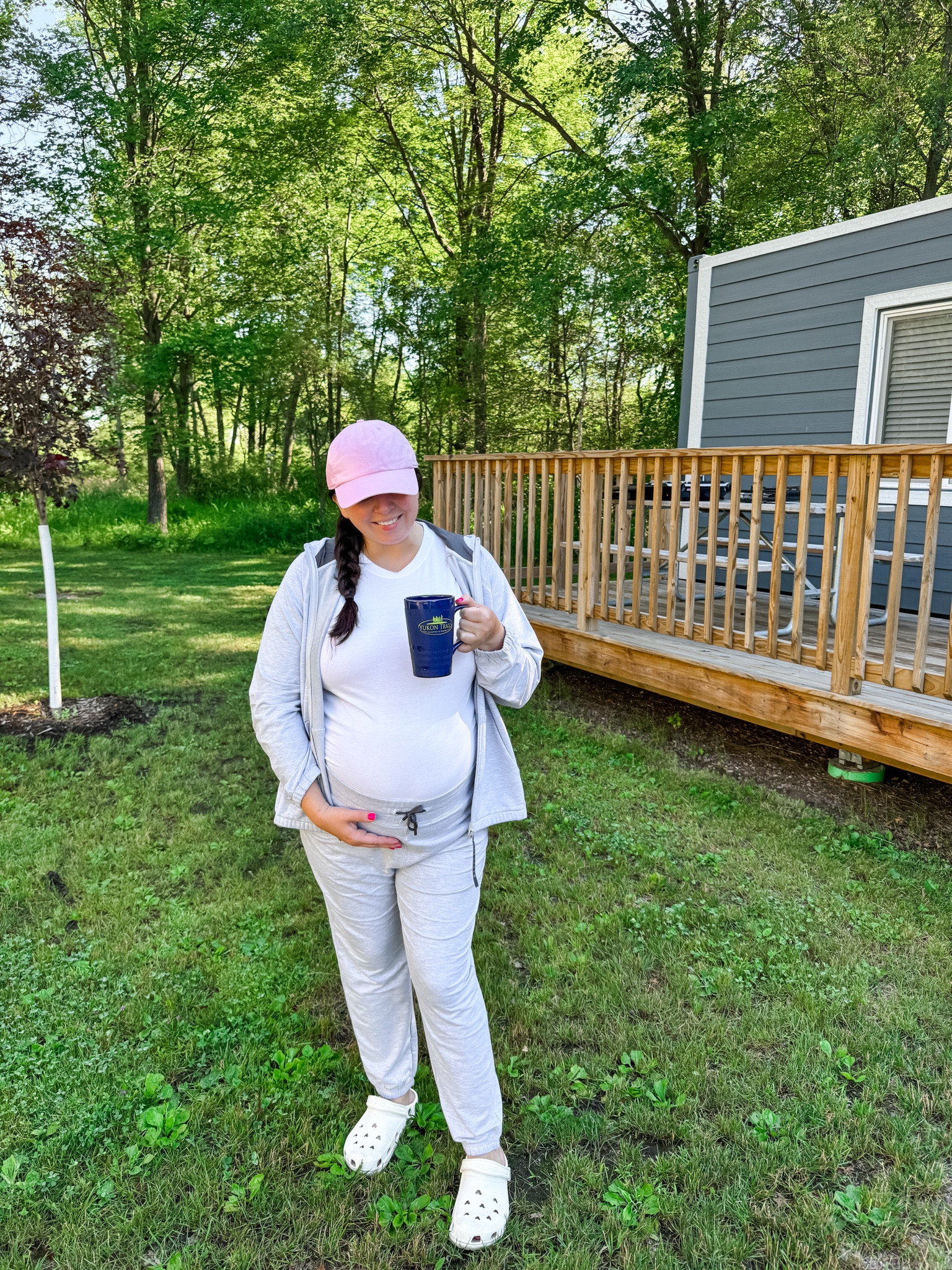COZY in @cariloha at the CABIN 🥰 AD I live in my Cariloha pieces, and this Bamboo Fit Loungewear Set was so perfect for our recent glamping trip! Super cozy & comfortable! I’ll be adding these pieces to my hospital bag to stay comfy while there for baby too! Do you live in loungewear too?!



#LTKActive #LTKBump #LTKMidsize