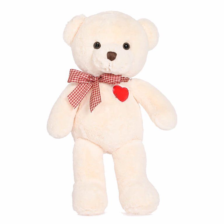 Tezituor Stuffed Animal Teddy Bear Cute Love Plush Toy for Kids Girlfriend Valentine's Day(19.6''... | Walmart (US)