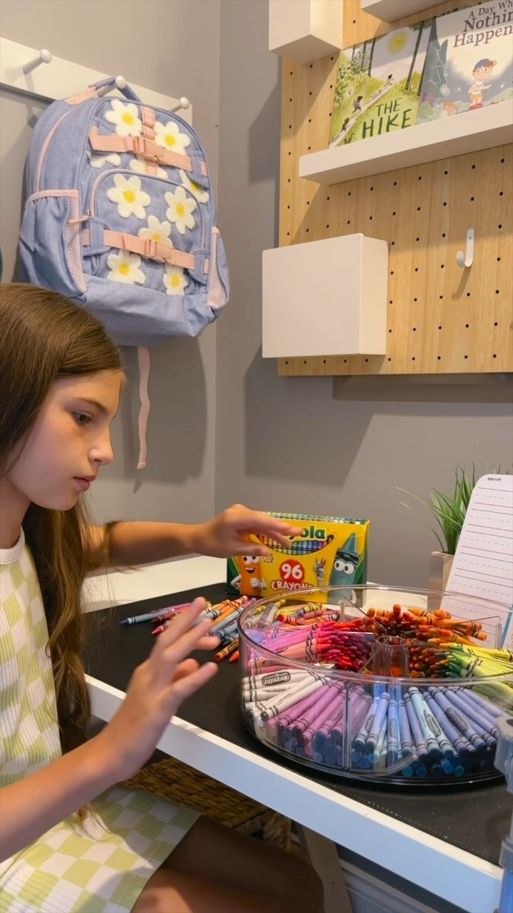 school supplies organization 🖍️🌈📓

#LTKKids #LTKFamily