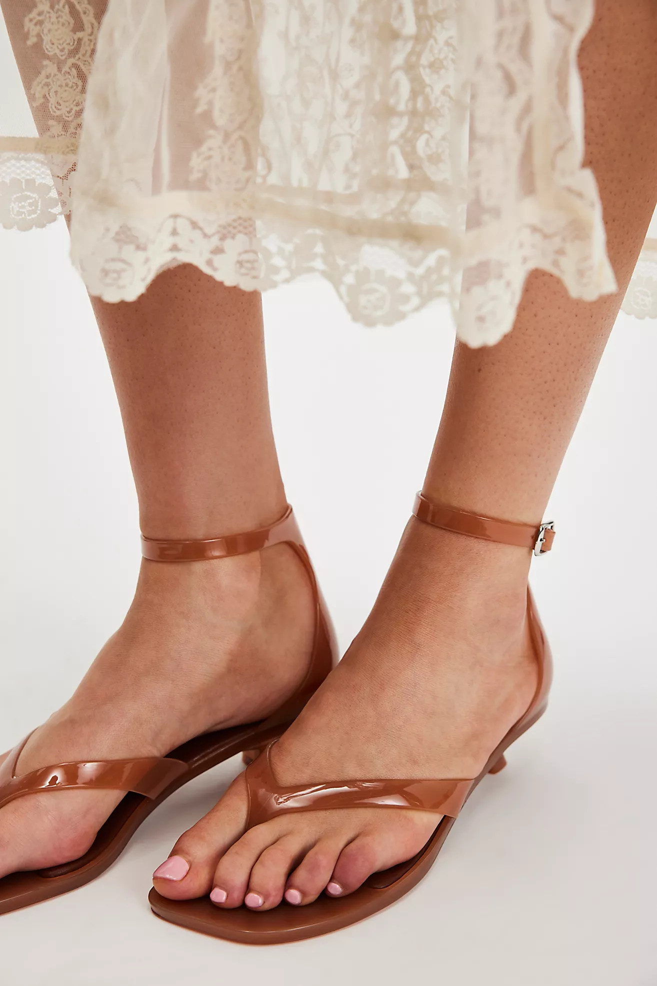 Gumdrop Jelly Thong Heels | Free People (Global - UK&FR Excluded)