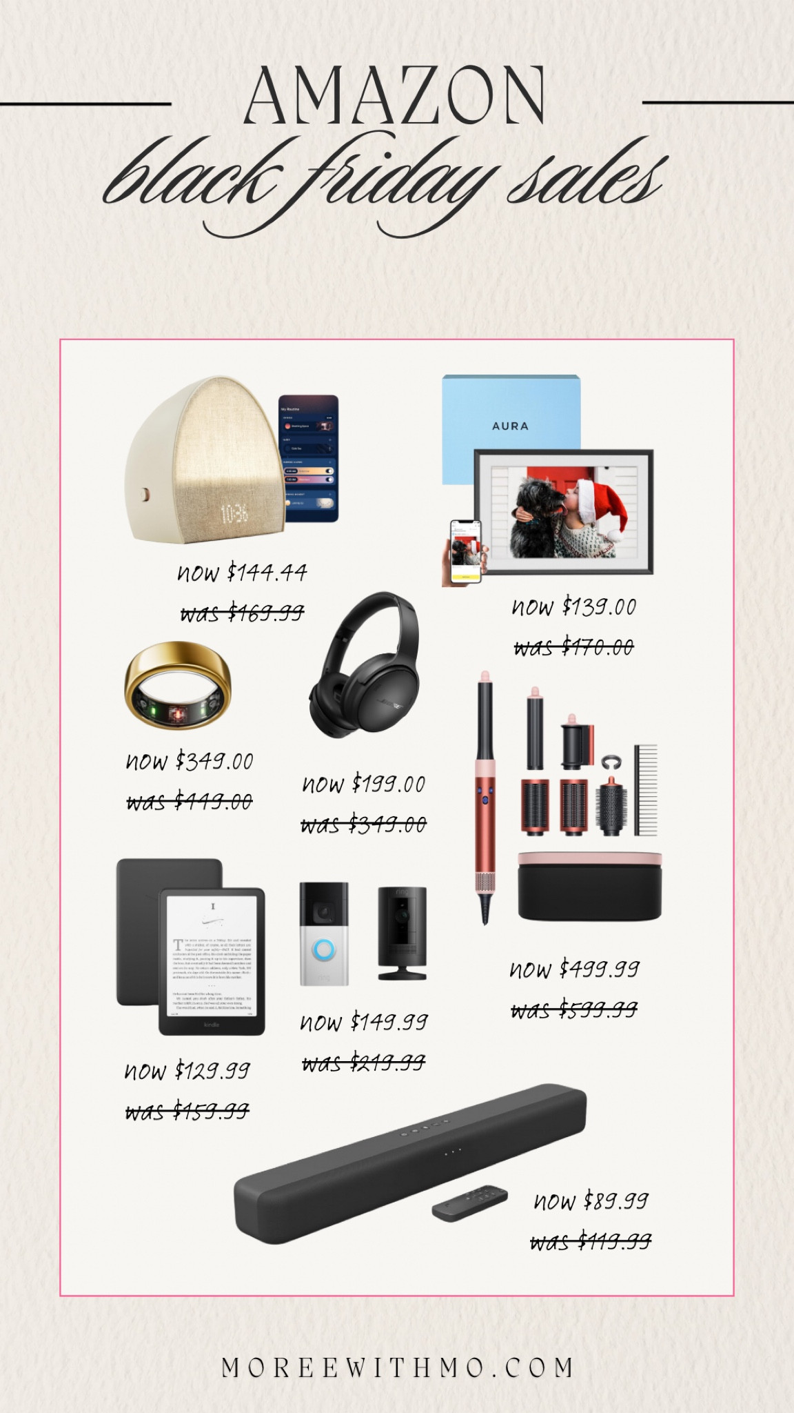 Amazon Black Friday Sales! 

Electronics 
Home 
Gifts 
Holiday 
Amazon 

#LTKGiftGuide #LTKCyberWeek #LTKHoliday