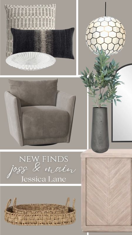 New furniture and home decor finds from Joss and Main.Modern organic home, modern home, modern furniture, accent chair, throw pillows, arched mirror, sideboard, pendant lighting, home accents

#LTKsalealert #LTKhome #LTKstyletip