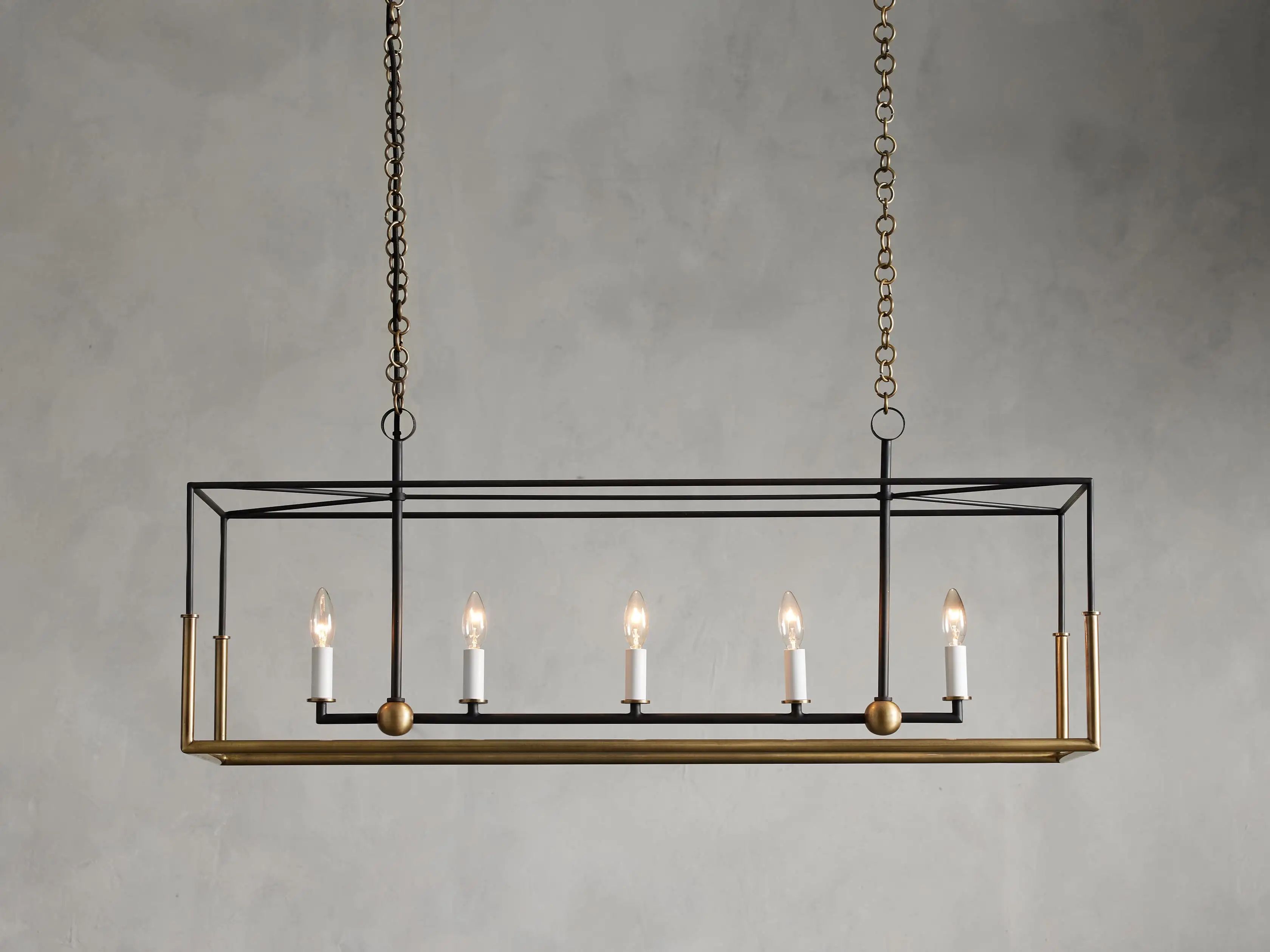 Holt 5-Light Linear Chandelier | Arhaus