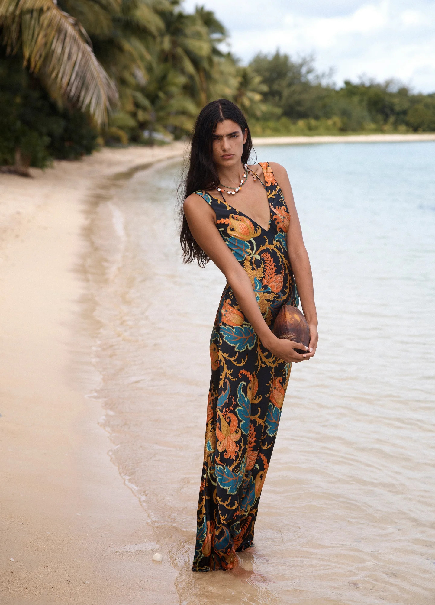 Artiste V Neck Slip Dress | Sir The Label (US)