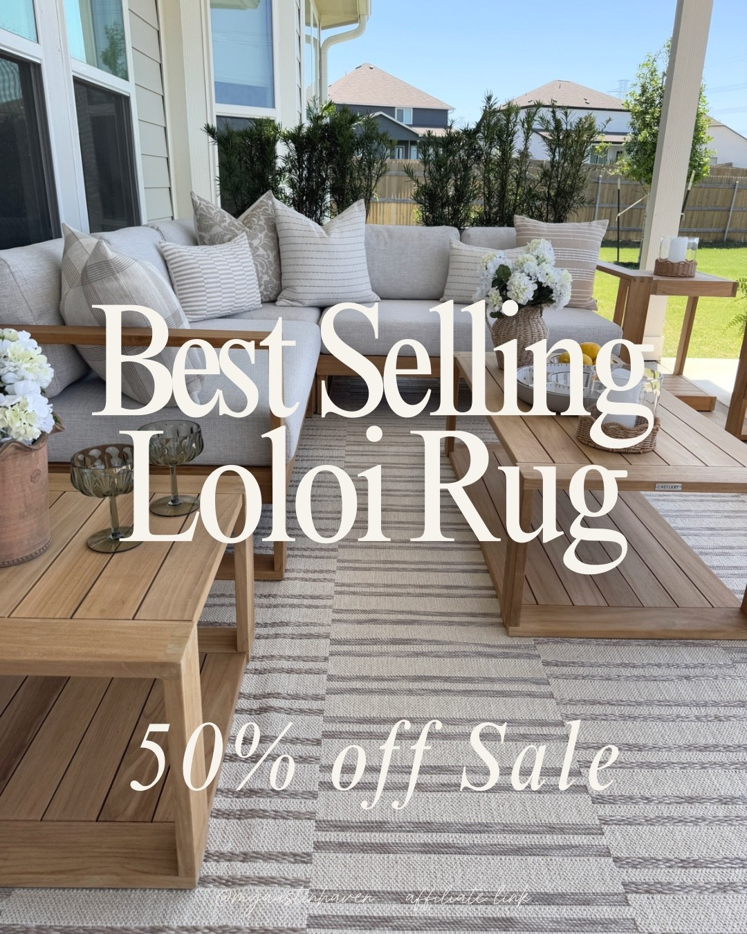 Best seller currently 50% off 👏🏼 this rug is beautiful and so easy to clean!

Patio Refresh  🇺🇸☀️🌴🏠

From patio sets to my favorite outdoor rugs, Wayfair is my top destination for shopping all things outdoors!

#Wayfair 

#wayfairfinds #patioseason #patioset
#outdoorrug #outdoordecor #springdecor #outdoordining #planterpots #garden #frontporch #patiorefresh

#LTKHome #LTKSaleAlert