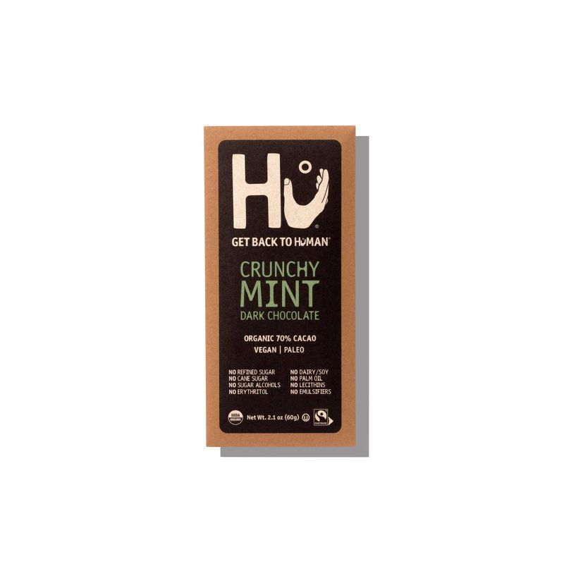 Hu Crunchy Mint Dark Chocolate - 2.1oz | Target