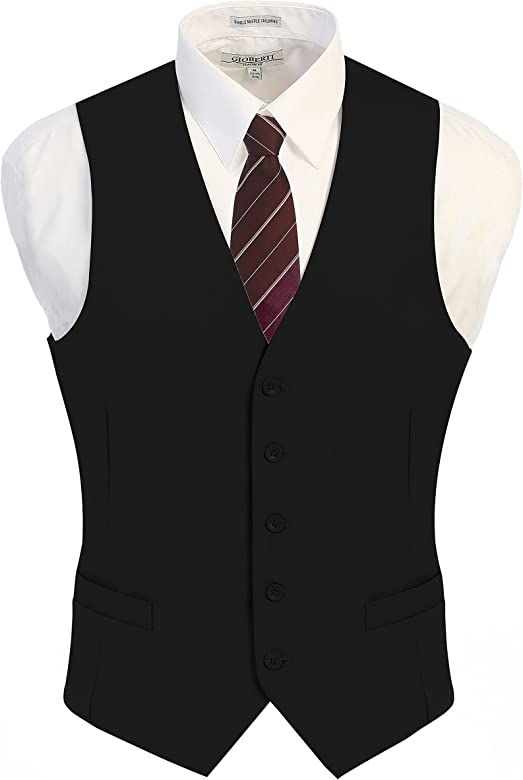 Gioberti Men's Formal Suit Vest Fit for Business or Casual Dress | Amazon (US)