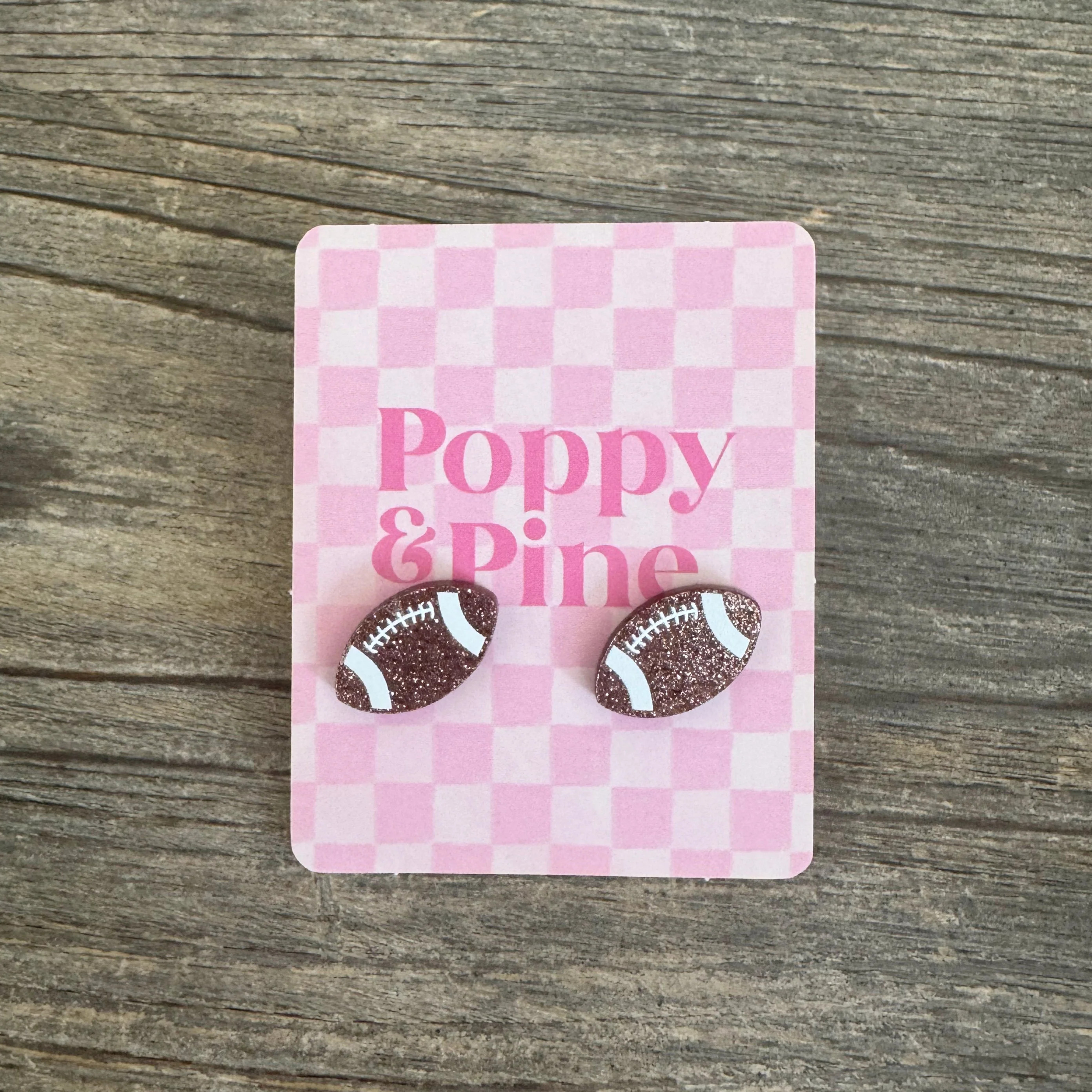 Football Earrings | Poppy & Pine