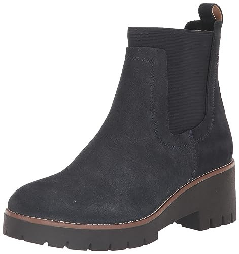 Blondo Women's Dyme Waterproof Ankle Boot, Navy Suede, 9.5 | Amazon (US)