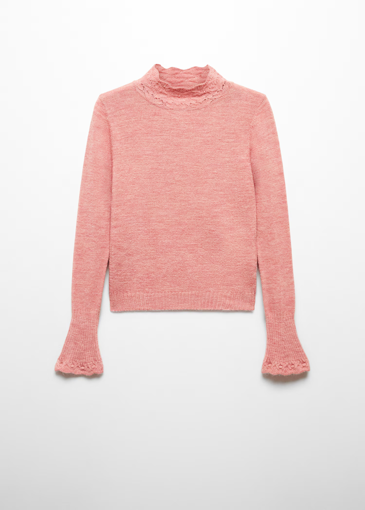 Knitted cropped sweater - Women | MANGO USA | MANGO (US)