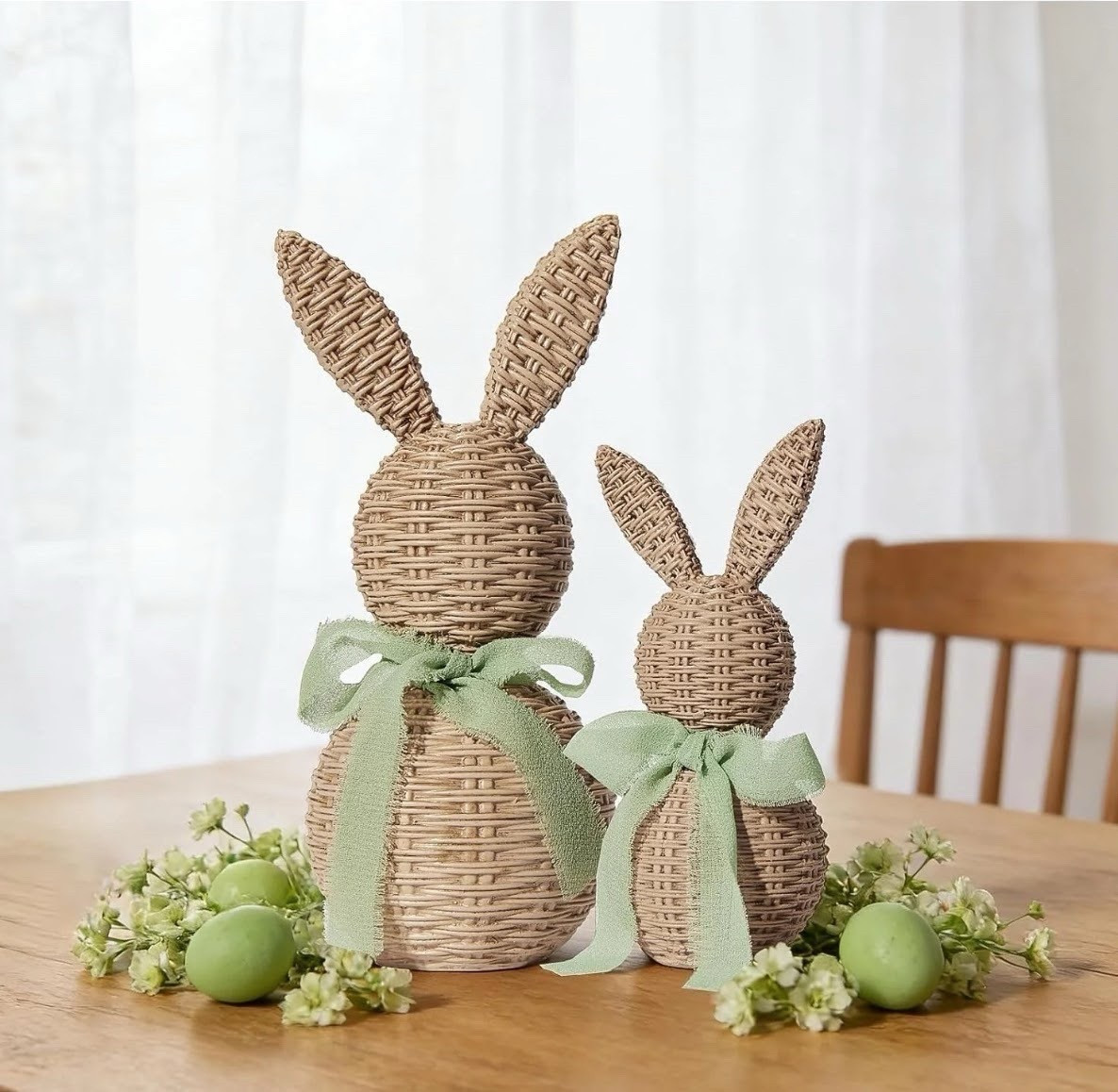 Walmart Woven Bunny Decor – On Sale 🐰🌿

SALE ALERT 🚨 These woven bunnies are back at Walmart and marked down. The texture, the soft green bows, the neutral look… they’re giving spring without screaming Easter. I’m literally running to my store to see if they’re in stock because these WILL go fast. If you missed them last year, this is your sign. Linking both sizes and a few other cuties on sale. 🐰✨

#LTKHome #LTKSpringSale #LTKSeasonal