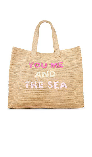 You Me And The Sea Tote in Sand Fuchsia & Petal | Revolve Clothing (Global)