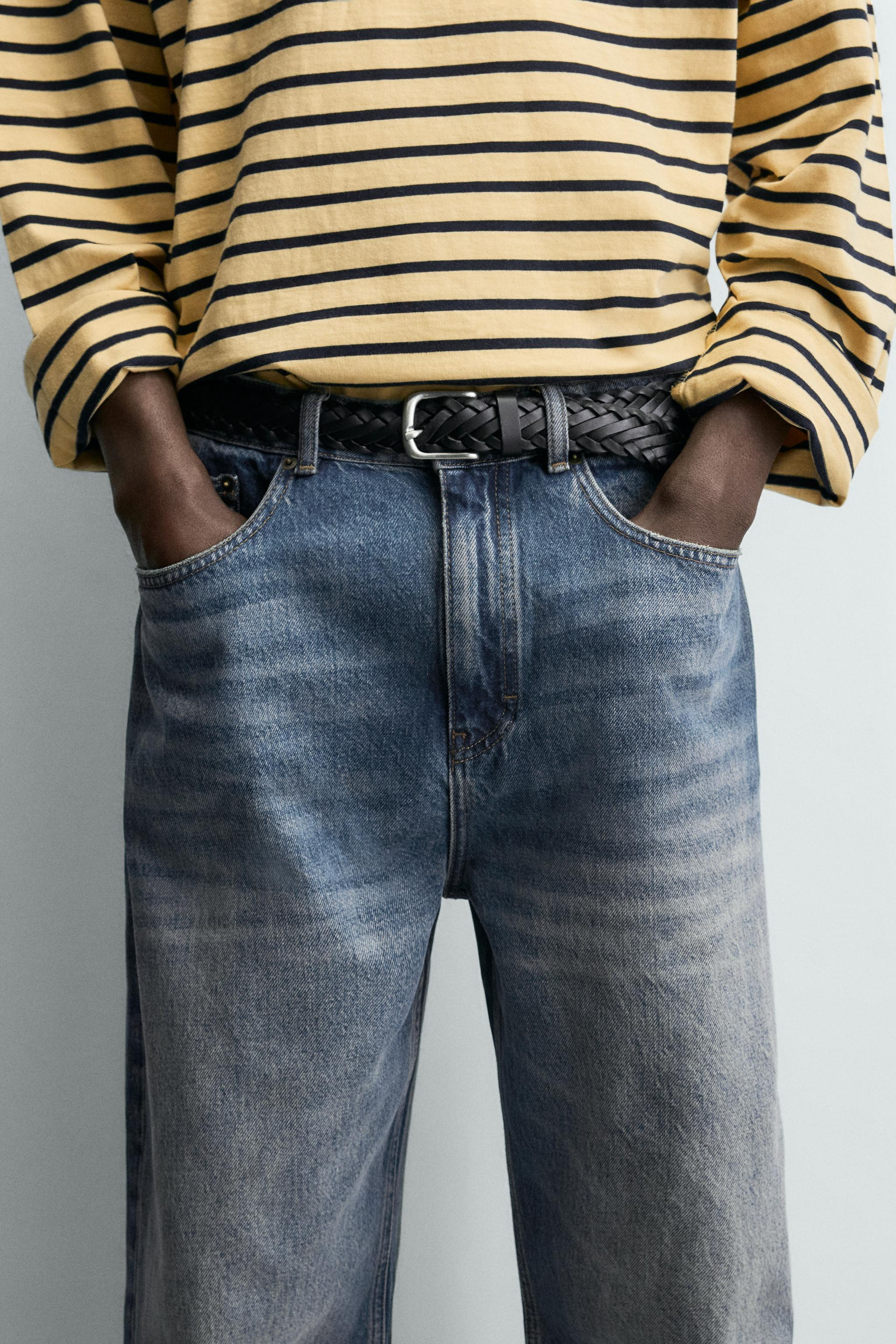 BRAIDED LEATHER BELT | Zara US