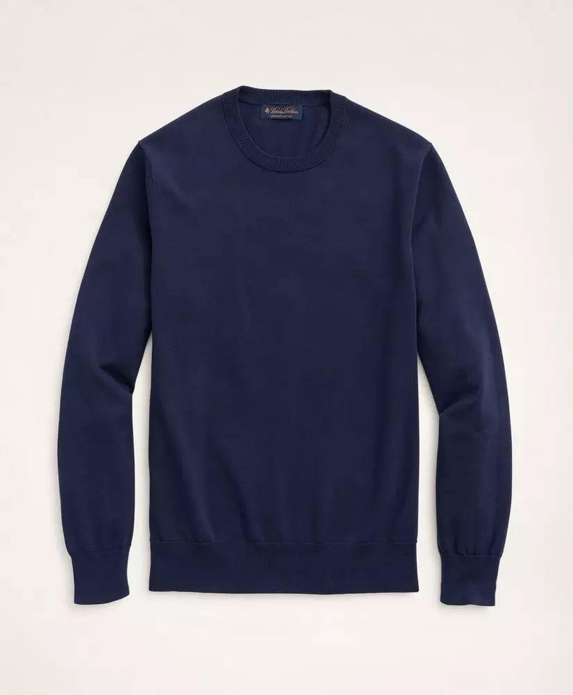 Supima® Cotton Crewneck Sweater | Brooks Brothers
